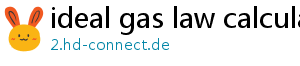 ideal gas law calculator